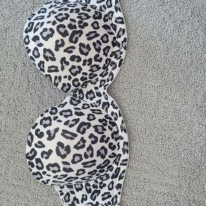Animal print bra
